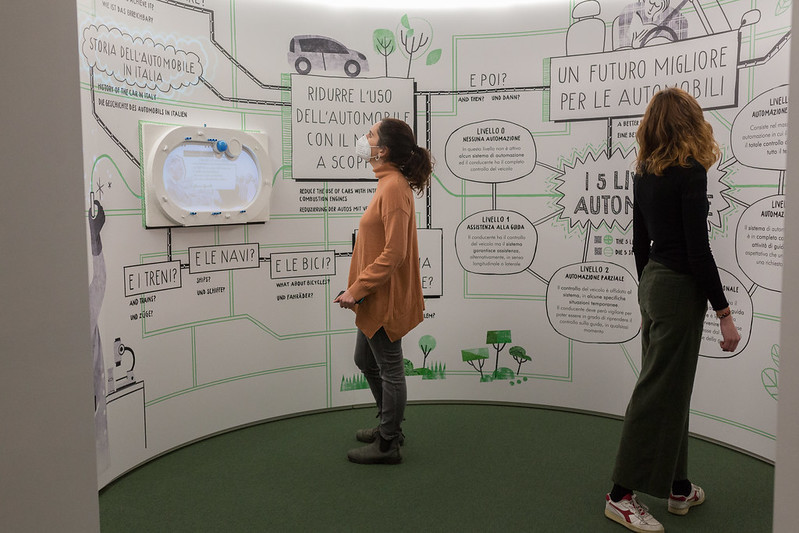 The exhibit in MUSE raises awareness of the European mobility goals