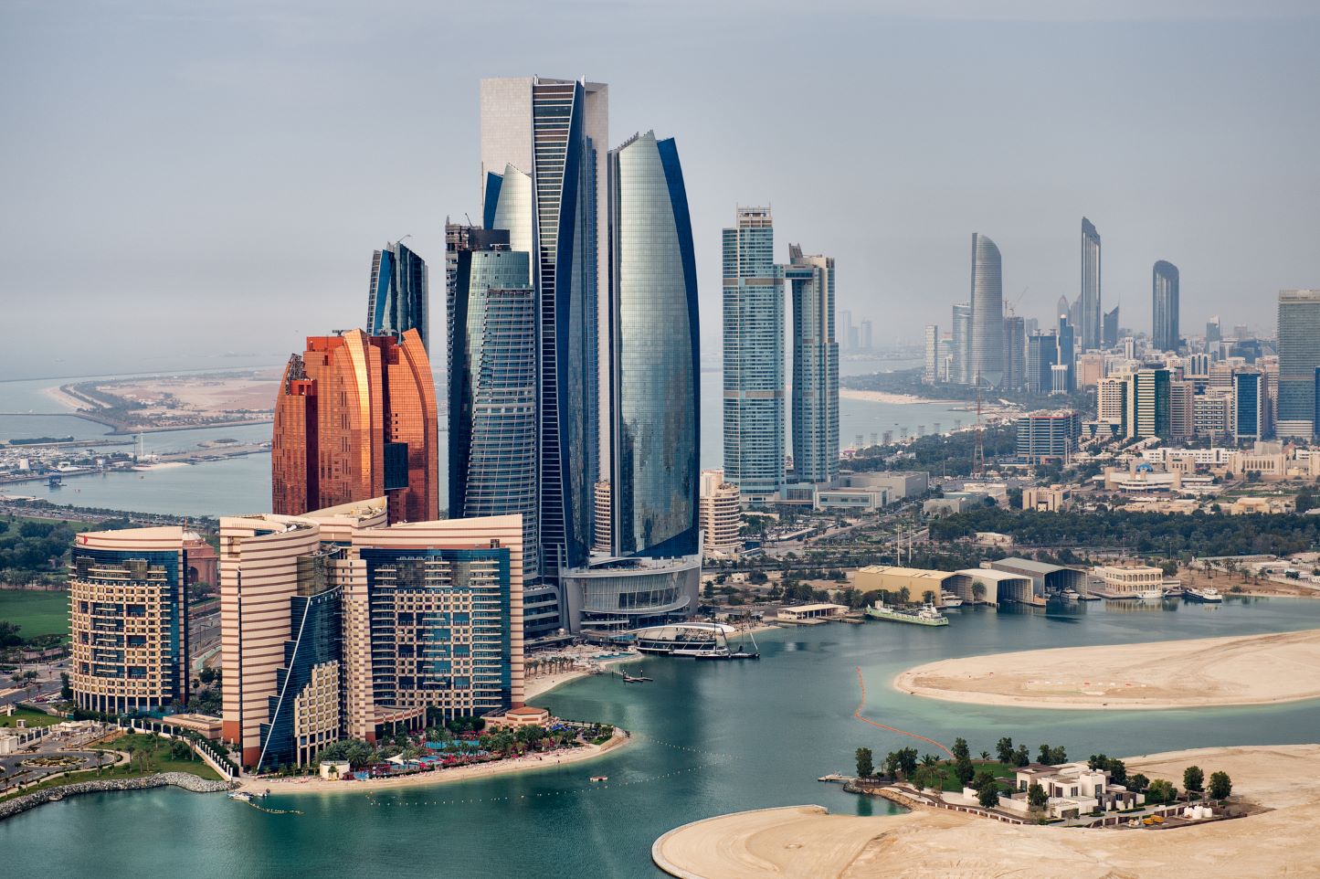 A view of Abu Dhabi